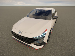 Hyundai Elantra N 2022 Modelo 3D