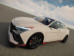 Hyundai Elantra N 2022 3D Model