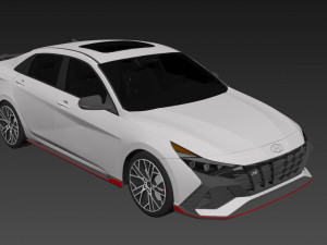 Hyundai Elantra N 2022 Modelo 3D