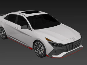 Hyundai Elantra N 2022 3D Model