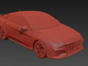 Hyundai Elantra N 2022 3D Model