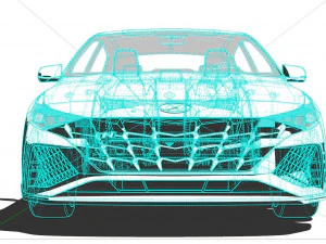 Hyundai Elantra N 2022 3D Model