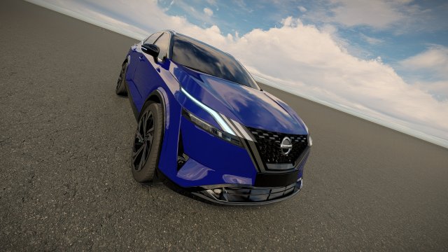 Nissan Qashqai 2022 Model 3D .c4d .max .obj .3ds .fbx .stl .blend 
