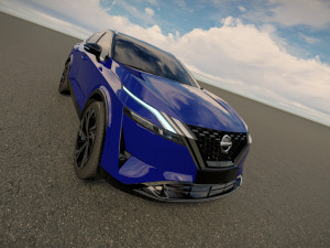 Nissan Qashqai 2022 3D 模型
