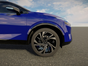 Nissan Qashqai 2022 Model 3D