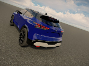 Nissan Qashqai 2022 Model 3D