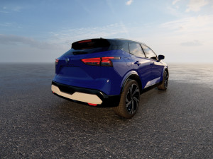 Nissan Qashqai 2022 Model 3D