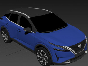 Nissan Qashqai 2022 Model 3D
