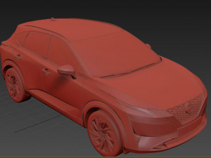 Nissan Qashqai 2022 Model 3D
