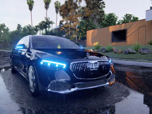 Mercedes Benz S-class Maybach 2021 3D Model