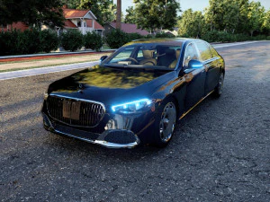 Mercedes Benz S-class Maybach 2021 3D Model