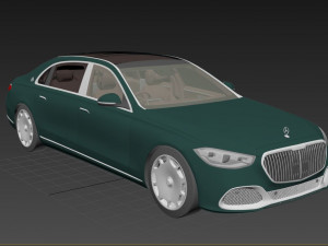 Mercedes Benz S-class Maybach 2021 Modelo 3D