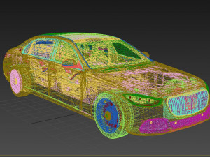 Mercedes Benz S-class Maybach 2021 Modelo 3D