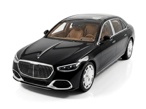 Mercedes Benz S-klasse Maybach 2021 3D Model