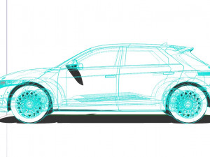 Hyundai Ioniq 5 2022 3D-Modell