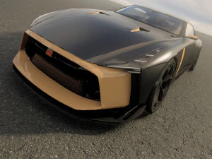 Концепт Nissan GT R50 2020 3D Модель