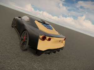 Nissan GT R50 Concept 2020 3D Модель