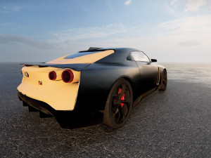 Nissan GT R50 Concept 2020 3D Модель
