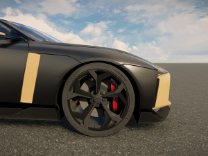 Nissan GT R50 Concept 2020 3D Модель