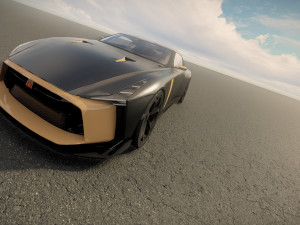 Nissan GT R50 Concept 2020 3D Модель