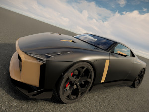 Nissan GT R50 Concept 2020 3D Модель