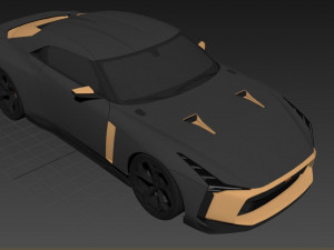 Nissan GT R50 Concept 2020 3D Модель
