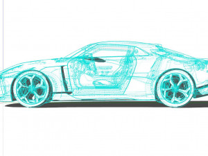 Nissan GT R50 Concept 2020 3D Модель