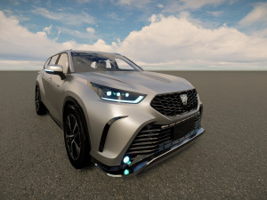 Toyota Crown Kluger Hybrid 2022 3D 모델