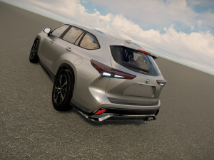 Toyota Crown Kluger Hybrid 2022 3D 모델