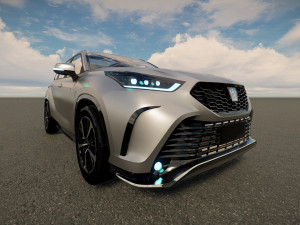 Toyota Crown Kluger Hybrid 2022 3D 모델