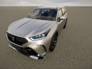 Toyota Crown Kluger Hybrid 2022 3D 모델