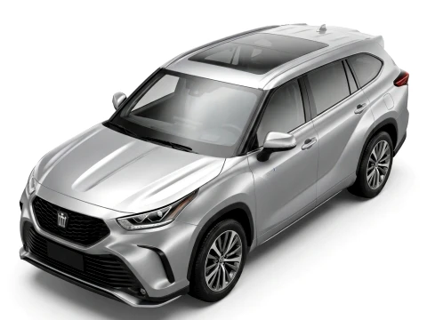 Toyota Crown Kluger Hybrid 2022 3D Model