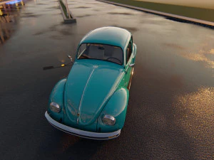Volkswagen Beetles 3D Model