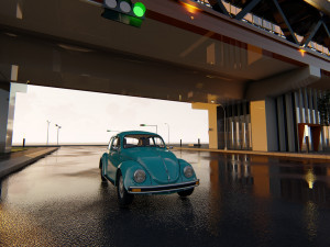 Volkswagen Beetles Modello 3D