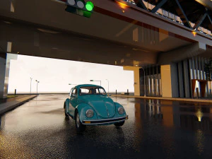 Volkswagen Beetles 3D Model