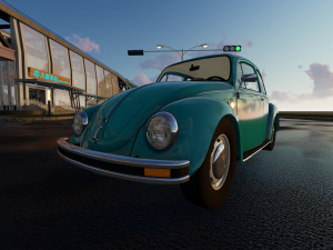 Volkswagen Beetles Modello 3D
