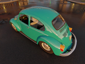 Volkswagen Beetles Modello 3D