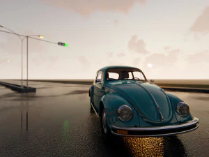 Volkswagen Beetles 3D Model