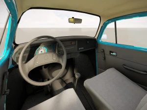 Volkswagen Beetles 3D Model