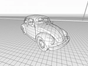 Volkswagen Beetles 3D Model