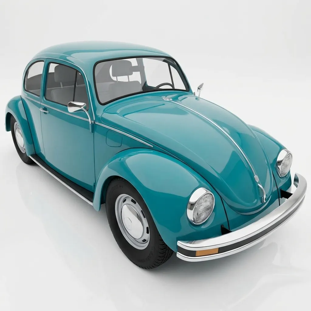 Volkswagen Beetles 3D Model .c4d .max .obj .3ds .fbx .stl .blend