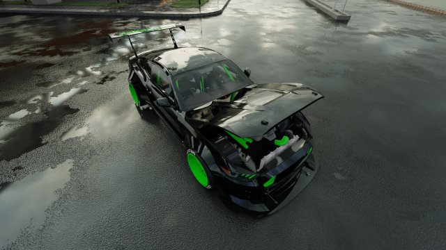 Tuned Mustang 3D Model .c4d .max .obj .3ds .fbx .stl .blend 