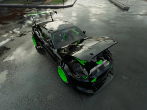 Getunter Mustang 3D Modell