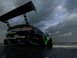 Tuned Mustang 3D Model