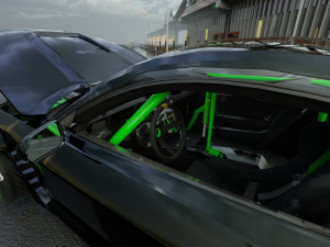 Tuned Mustang 3D Model