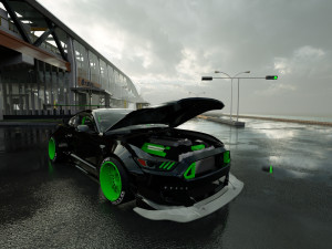 Tuned Mustang 3D Model