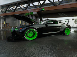 Tuned Mustang 3D Model