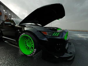 Tuned Mustang 3D Model