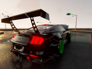 Tuned Mustang 3D Model