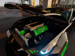 Tuned Mustang 3D Model